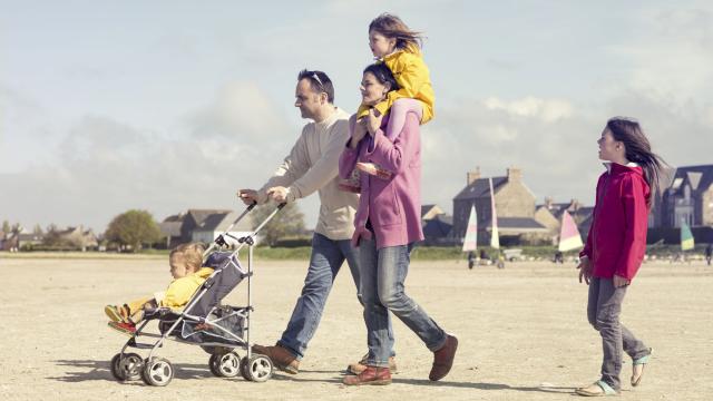 Family outing in Cancale